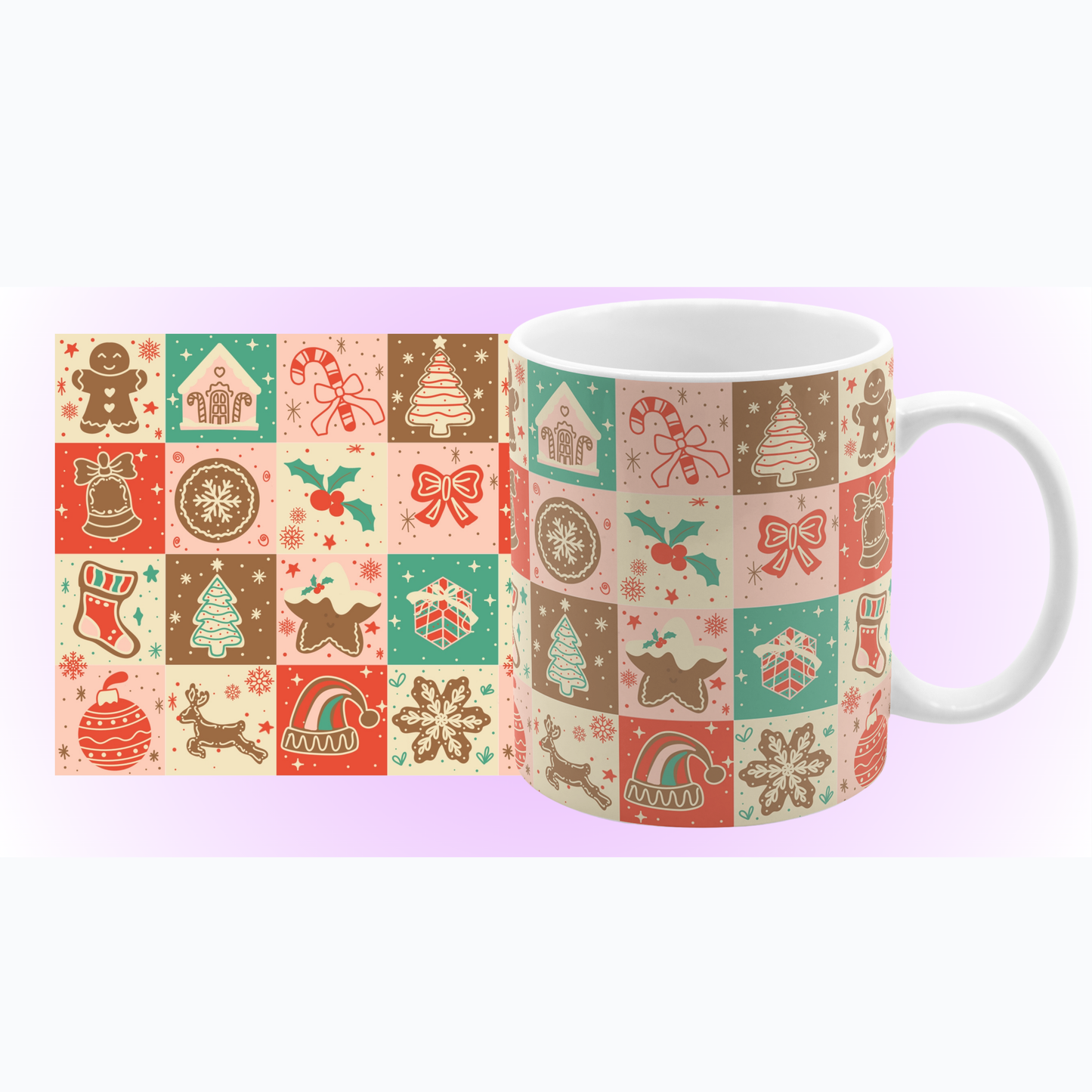 Holiday Square Mug