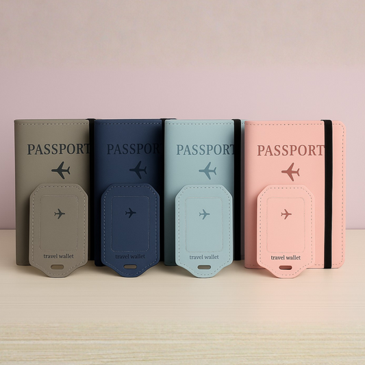 Passport Holder with Luggage Tag
